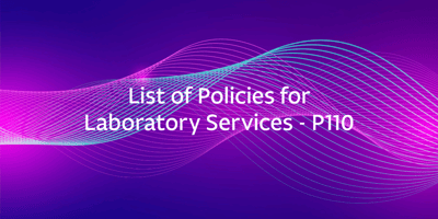 List of Policies for Laboratory Services – P110